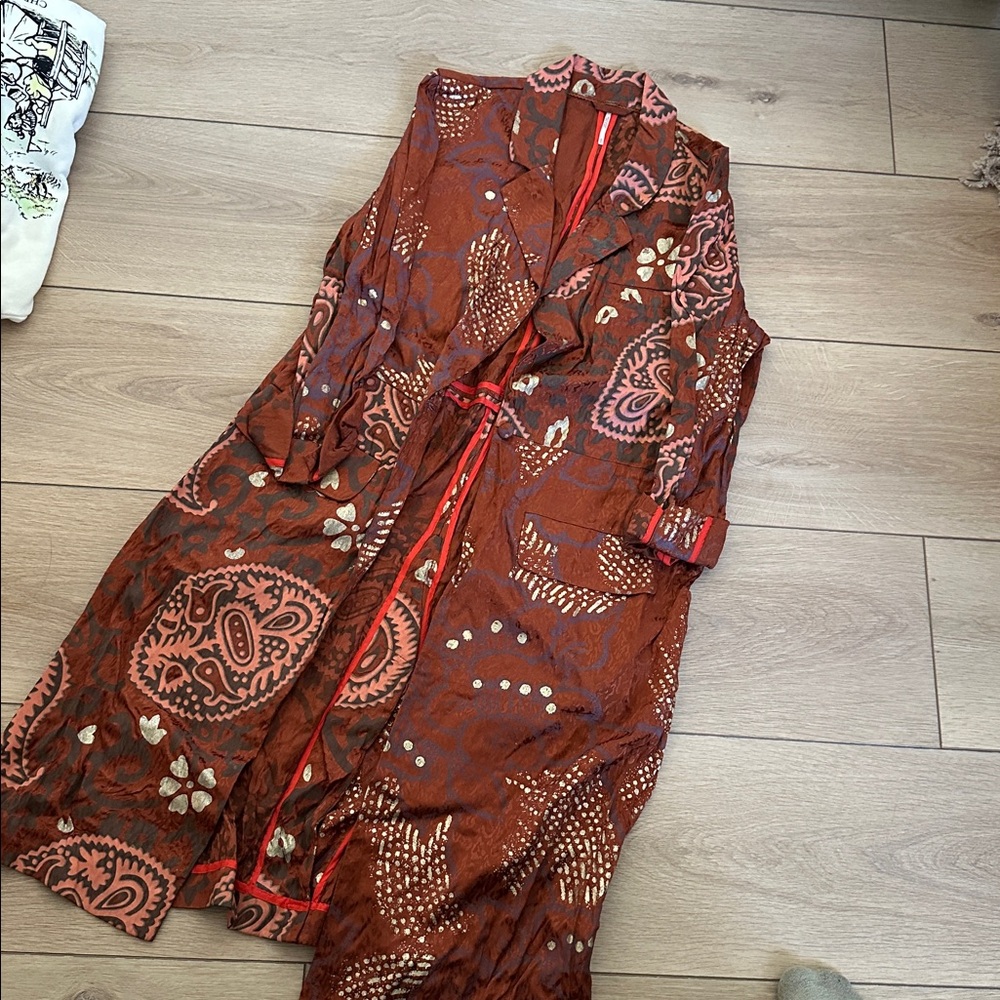 Free People Multicolor Patterned Jacket "Eye of The Tiger"